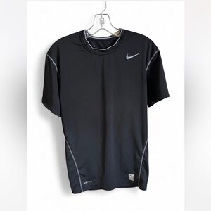 Nike Pro-Combat black Dri-Fit short sleeve t-shirt. Men’s Size Large.